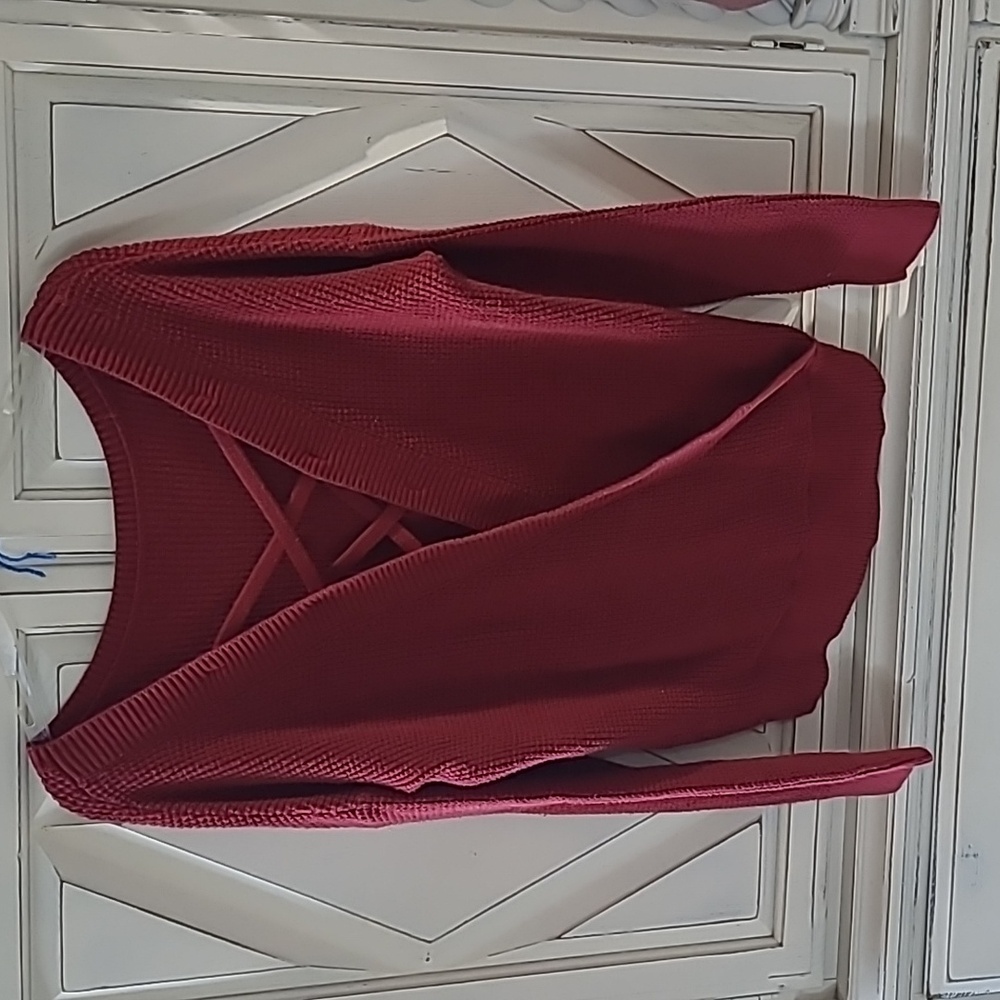 Detailed Back Sweater
